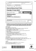 edexcel maths pure paper 2 2023 [OFFICIAL]