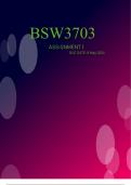 BSW3703 Assignment 1 2024 - DUE 8 May 2024