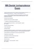 MN Dental Jurisprudence  Exam