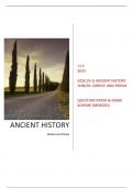 OCR 2023 GCSE (9-1) ANCIENT HISTORY J198/01: GREECE AND PERSIA QUESTION PAPER & MARK SCHEME (MERGED