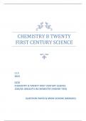 OCR 2023 GCSE CHEMISTRY B TWENTY FIRST CENTURY SCIENCE J258/03: BREADTH IN CHEMISTRY (HIGHER TIER) QUESTION PAPER & MARK SCHEME (MERGED