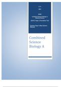 OCR 2023 GCSE Combined Science Biology A  Gateway Science J250/02: Paper 2 (Foundation Tier) Question Paper & Mark Scheme (Merged)