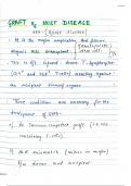 Graft vs host disease pathology handwritten notes 
