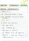 Genetics pathology handwritten notes 