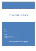 OCR 2023 GCSE Computer Science J277/01: Computer systems Question Paper & Mark Scheme (Merged