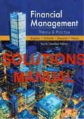 SOLUTION MANUAL FOR FINANCIAL MANAGEMENT THEORY AND PRACTICE 4CE EUGENE F. BRIGHAMMICHAEL C. EHRHARDTJEROME GESSAROLIRICHARD R. NASON