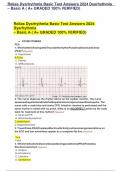 Relias Dysrhythmia Basic Test Answers 2024 Dysrhythmia Basic A ( A+ GRADED 100% VERIFIED)