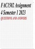 FAC1502 Assignment 4 Semester 1 2023