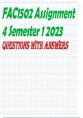 FAC1502 Assignment 4 Semester 1 2023