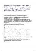 Hootsuite Certification exam study guide, Hootsuite Exam. 173 Questions and Correct