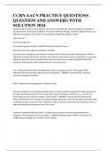 STNA QUESTIONS AND ANSWERS WITH SOLUTIONS 2024