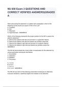 NU 650 Exam 3 QUESTIONS AND CORRECT VERIFIED ANSWERS_GRADED