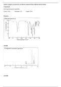 applied science - unit 19 part 4 - chemistry - distinction level - Propose a structure for an unknown compound 