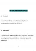 HOSA Pharmacology  Exam Questions and Answers 2024 / 2025 | 100% Verified Answers