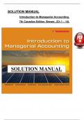 Solution Manual For Introduction to Managerial Accounting, 7th Edition (Canadian Edition) (Brewer), Ch 1 - 14 > Download as a Pdf File <