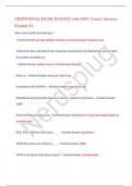 CBSPD FINAL EXAM 2024/2025 with 100% Correct Answers |Graded A+
