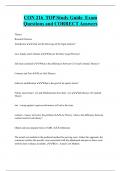 CON 216 TOP Study Guide Exam Questions and CORRECT Answers
