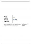 AFL1502 TAKE HOME EXAM MAY/JUNE 2024 Duration: 4 Hours QUESTION 1  1 Do you agree that the concept of Ubuntu concern nation-building? Motivate your answer with suitable examples. (10)