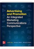 SOLUTION MANUAL FOR ADVERTISING AND PROMOTION AN INTEGRATED MARKETING COMMUNICATIONS PERSPECTIVE 12TH EDITION BY GEORGE BELCH (AUTHOR), MICHAEL BELCH (AUTHOR)