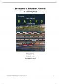 INSTRUCTOR SOLUTION MANUAL FOR EXPLORING MACROECONOMICS, 6TH EDITION ROBERT L. SEXTONCOLIN C. KOVACSPETER N. FORTURA