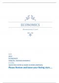 OCR 2023 ECONOMICS H460/01: MICROECONOMICS A LEVEL QUESTION PAPER & MARK SCHEME (MERGED