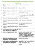 KIN 3514 BIOMECHANICS MATERIAL QUIZ 1 Questions and Answers with Diagrams (LOIUSIANA STATE UNIVERSITY)