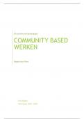 Community based werken in internationaal perspectief