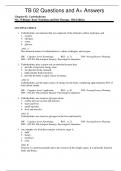 TB 02 Questions and A+ Answers