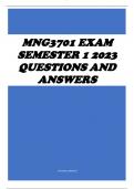 MNG3701 MAY/JUNE EXAM SEMESTER 1 2023