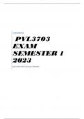 PVL3703 EXAM SEMESTER 1 2023 