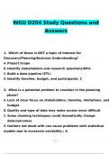 WGU D204 Data Analytics STUDY BUNDLE PACK SOLUTION Questions and Answers (2024 / 2025) (Verified Answers)