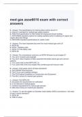 med gas asse6010 exam with correct answers