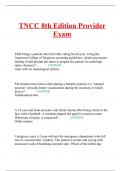 TNCC 8th Edition Provider Exam