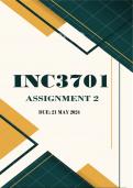INC3701 Assignment 3 2024 