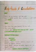 Body fluids and circulation, class 11 ncert based short notes