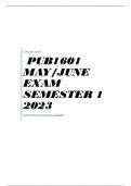 PUB1601 EXAM SEMESTER 1 2023 (MAY/JUNE)