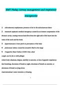 EMT FISDAP AIRWAY EXAM STUDY BUNDLE PACK SOLUTION  Questions and Answers (2024 / 2025) (Verified Answers)