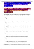 BIOL SCIN 132 (anatomy and physiology) Week 4 Quiz with all updated correct 100% answers 