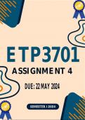 ETP3701 Assignment 4 Due 22 May 2024