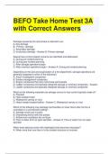 Bundle For BEFO Quiz 3 with A Grade Solutions