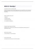 NSG121 Mod9p3 Herzing University - Question and answers rated A+ 