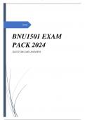 BNU1501 EXAM PACK 2024