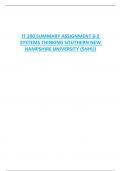 IT 200 SUMMARY ASSIGNMENT 8-2 SYSTEMS THINKING SOUTHERN NEW  HAMPSHIRE UNIVERSITY (SNHU