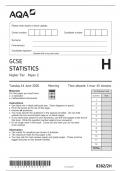 8382-2H-QP-Statistics-G with 100% Correct Answers