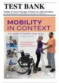 Mobility in Context: Principles of Patient Care Skills