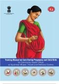 Training Manual on Care During Pregnancy and Child Birth for Community Health Officer