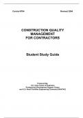 Complete CQM Student Study Guide