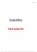 Forceps delivery