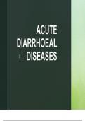 Pediatrics acute diarrhoeal disease with complete solution