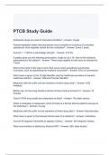 PTCB Study Guide 2024 with complete solutions